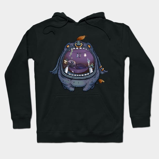 Relaxing monsters Hoodie by freedzart